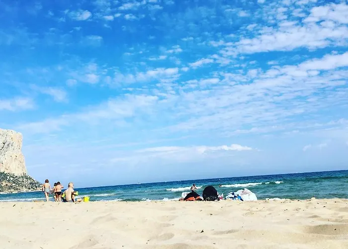 公寓 3f 1ª Linea De Playa Con Vistas Al Mar 卡尔佩
